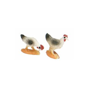 Juego de dos gallinas