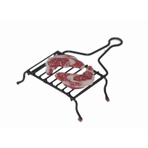 66474-complementos-para-belén-miniaturas-utensilios-varios-parrilla-con-carne-5,5cm