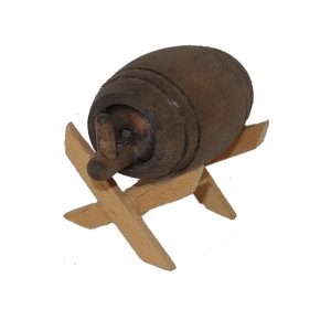 68495-complementos-para-belén-miniaturas-utensilios-varios-tonel-c-soporte-4,5cm