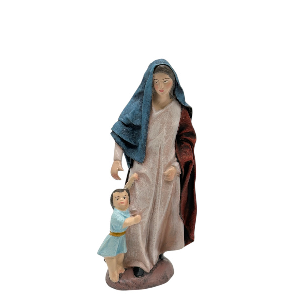 1702-9-figuras-de-belén-Galán-pastora-con-niño