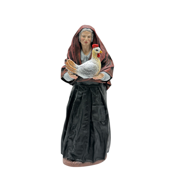 1932-9-figuras-de-belén-Galán-pastora-gallina