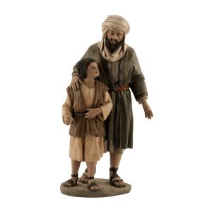 1901700-Figuras-de-Belén-Mayo-19cm-Pastor-con-niño