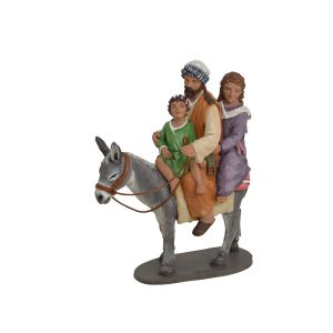 14079-Figuras-de-Belén-Geles-burrita-con-pastor-y-ninos-14cm