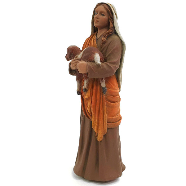 Pastora con cabra - Montserrat Ribes - 15 cm - Imagen 2