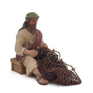 606-Figuras-de-Belén-Montserrat-Ribes- pescador-con-red-17cm