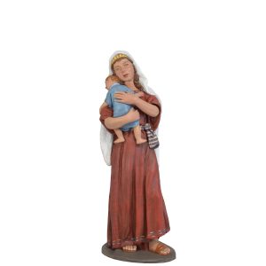 12044-Figuras-de-Belén-Geles-pastora-con-nino-12cm