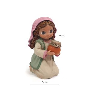 7021-Figuras-de-Belén-Montserrat-Ribes-Pitipumbis-pastora-con-tarro-de-miel