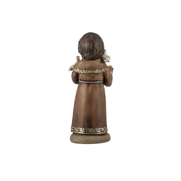 Figura de San Francisco de Asís Infantil en Resina (13 cm) - Imagen 2