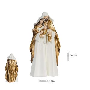 JV-26191-figuras-de-belén-otros-sagrada-familia-crema-oro-30cm